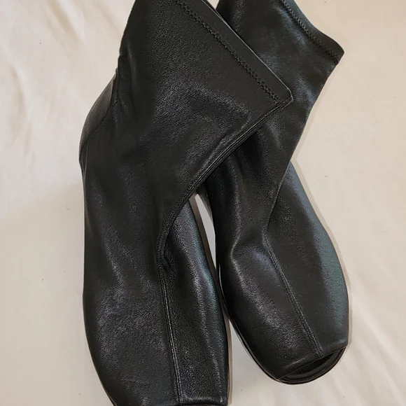 RICK OWENS Black Platform Boots